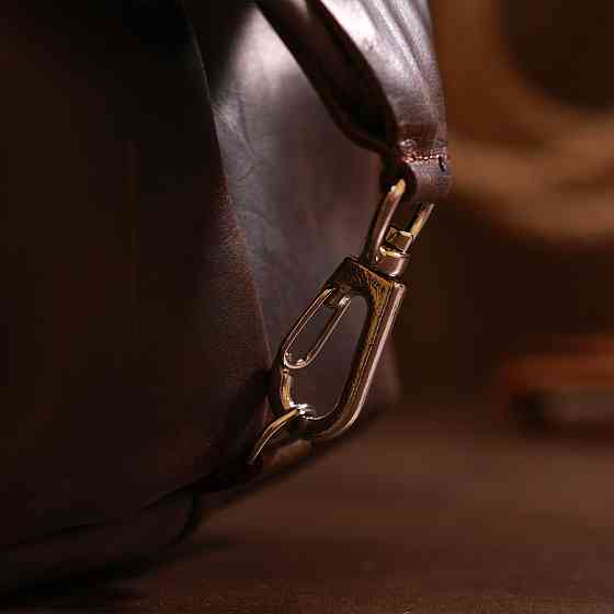 Кожаная винтажная косметичка Коричневый (SHVIGEL) Киев