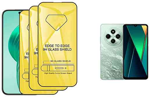 Защитное стекло DefenzoGlass для Xiaomi Poco C75 – двойная прочность Киев