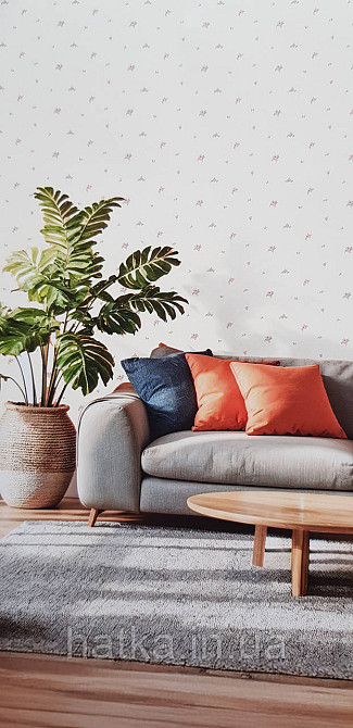 Шпалери вініл на флізеліні гарячого тиснення DUKA Selective1.06х10 квіти троянди ніжні маленькі прованс рожеві блакитні DK32450-1 Київ - фото 1