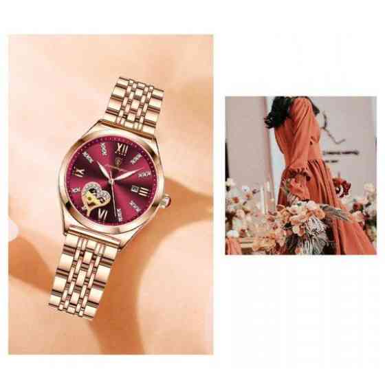 Жіночий наручний годинник Poedagar Present (Золотистий) Вінниця