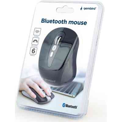 Мишка Gembird MUSWB-6B-01 Bluetooth Black (MUSWB-6B-01) Вінниця