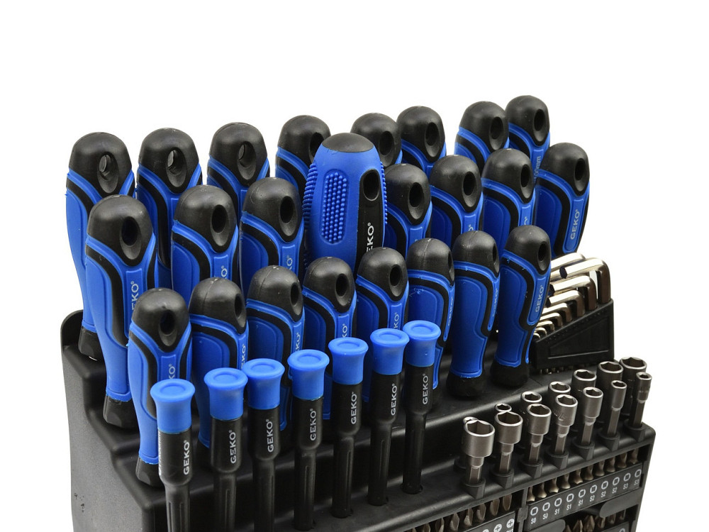 Набір викруток, біт і насадок "GeKo" комплект 122 штуки Киев - изображение 4