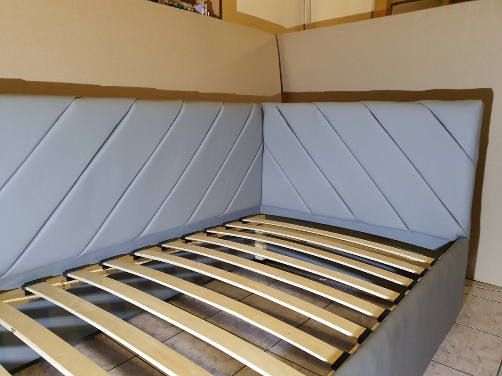 Ліжко-диван SheridanDesign без підйомного механізму 120x200 сірий Київ - фото 5