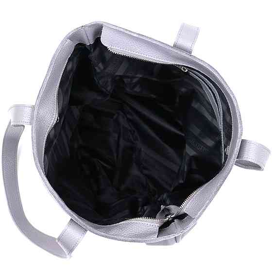 Кожаная женская сумка-шоппер Shvigel 16360 Серый Киев