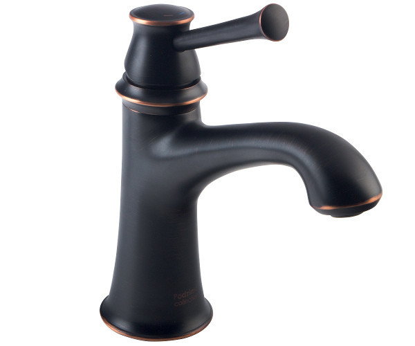 Смеситель для раковины классический Imprese Podzima Zrala черный Киев - изображение 3