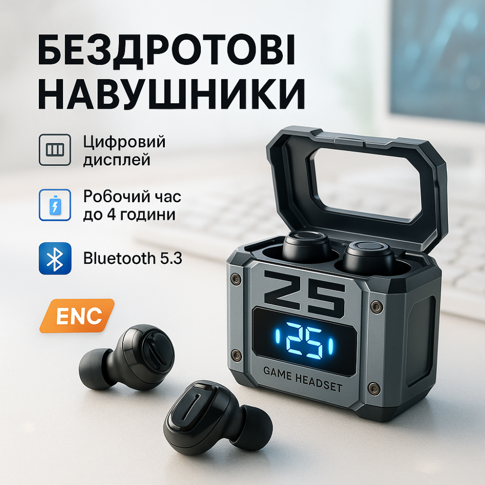 Хорошие беспроводные наушники, Наушники беспроводные bluetooth earphones GC-48 Львов - изображение 11