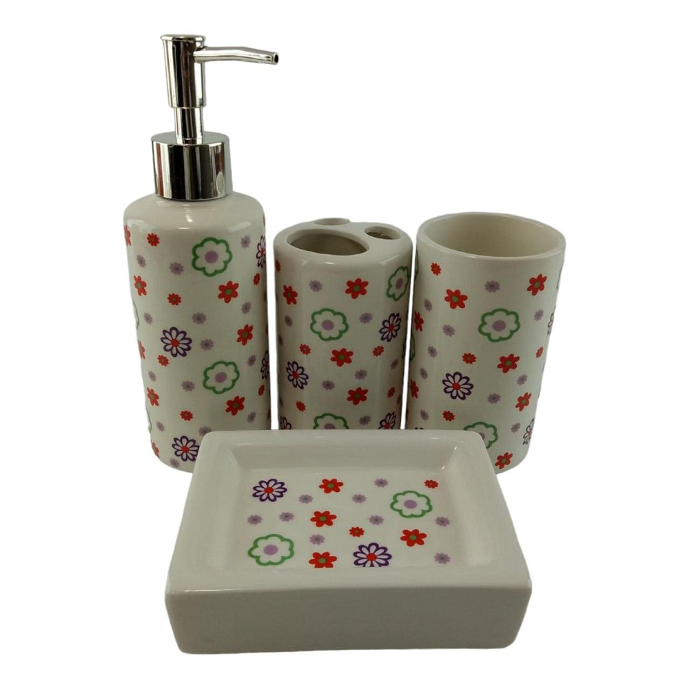 Набір для ванної кімнати Квітковий візерунок Київ - фото 1