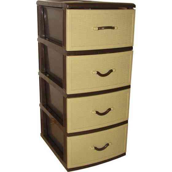 Комод пластиковий Стиль (Style) 4 ящики. 87х37х47 Одеса