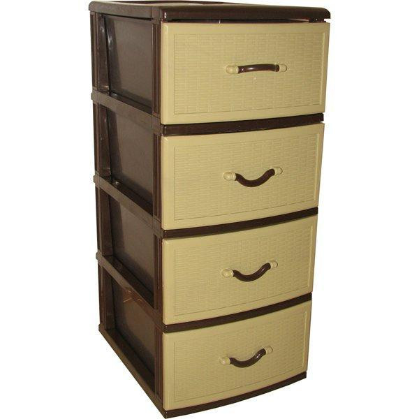 Комод пластиковий Стиль (Style) 4 ящики. 87х37х47 Одеса - фото 3