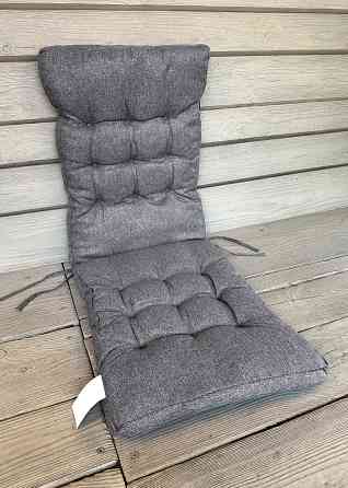 Подушка для стільців (40x120х4 см) подвійна Decorator Мальмо колір сірий 84-157 Київ