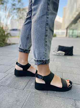 ARLEN Босоніжки жіночі ARLEN Бос-02 чорні (літо, шкіра натуральна) (3746) Коломыя