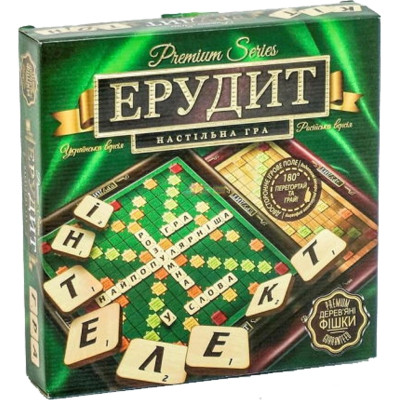 Настільна гра Danko Toys Ерудит Premium series (Erudite Premium series) (укр - рос.) (G-ER-U-01) Вінниця - фото 1