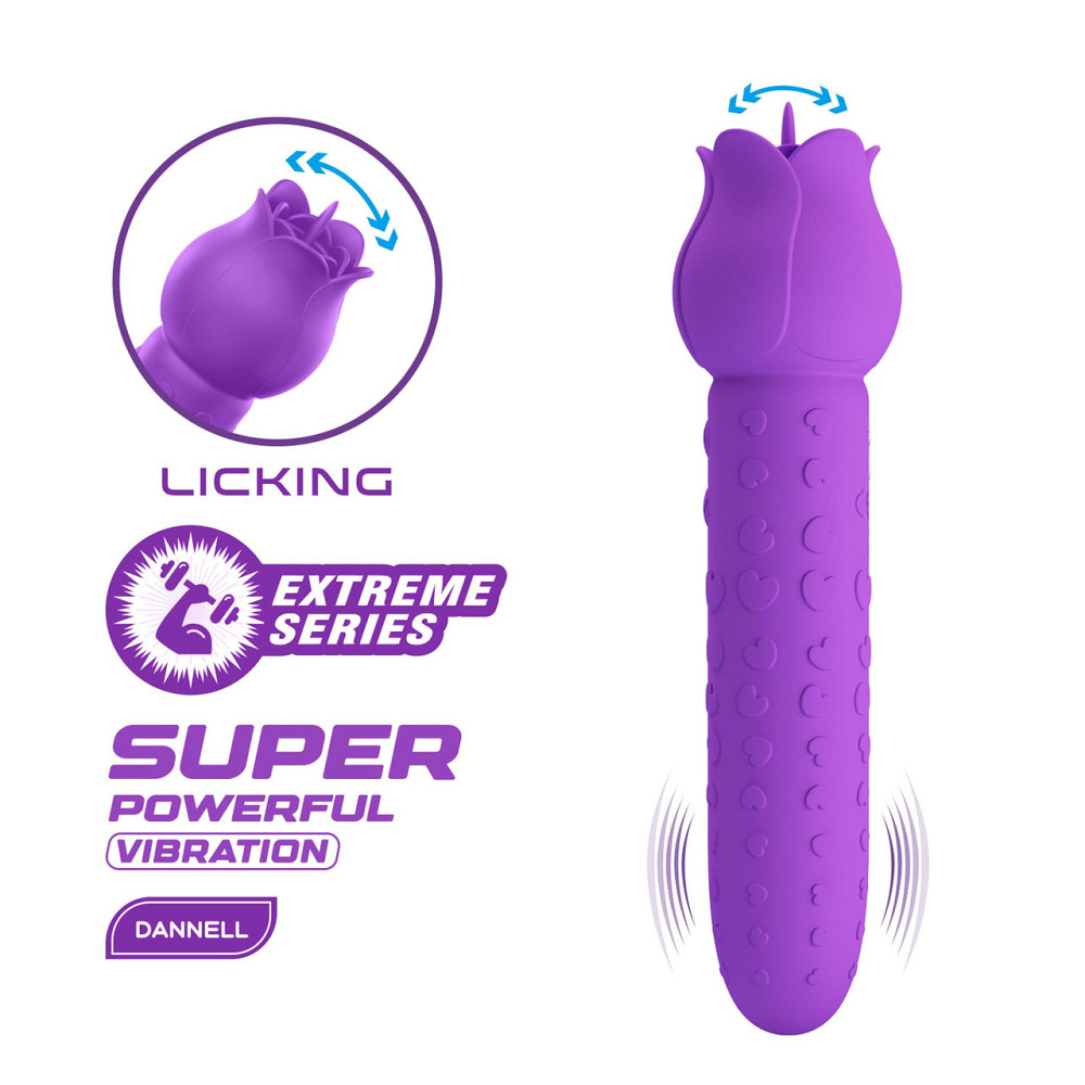 Вибратор PRETTY LOVE All Rounder Dual-Action, силикон, фиолетовый, двойная стимуляция Sex Aura Киев - изображение 3