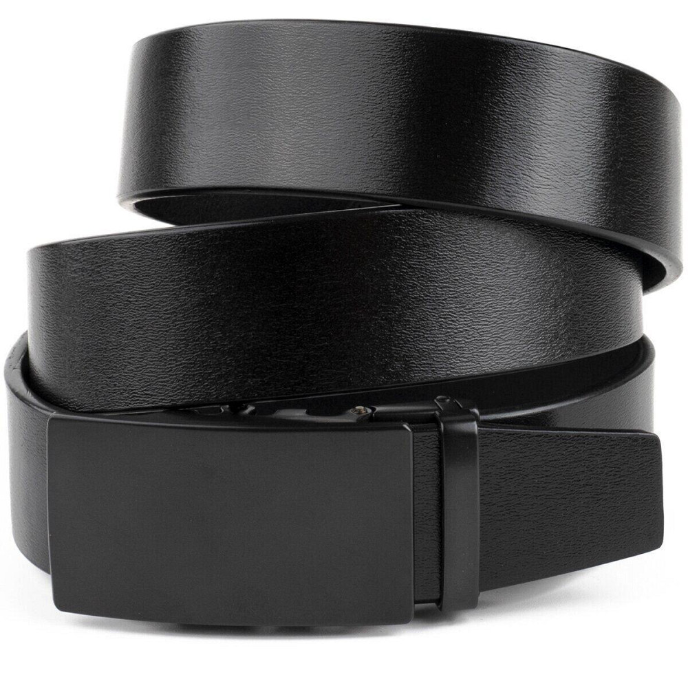 Ремінь чоловічий з затемненою пряжкою Vintage 20302 Чорний Київ - фото 8