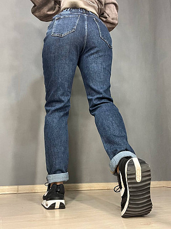 Джинсы женские Vanver 8003-8026 MOM jeans с резинкой на талии увеличенные размеры стрейчевые высокая Одесса - изображение 10