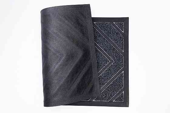 Килимок протиковзкий ПВХ з рельєфним малюнком 75×45 см сірий HP-47-3G Київ