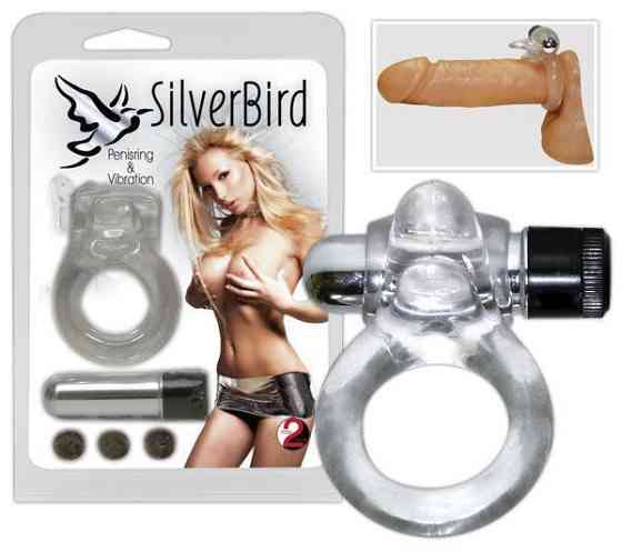 Виброкольцо SILVER BIRD Sex Aura Киев