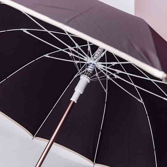 Класичний фіолетовий зонт-трость з чохлом Київ