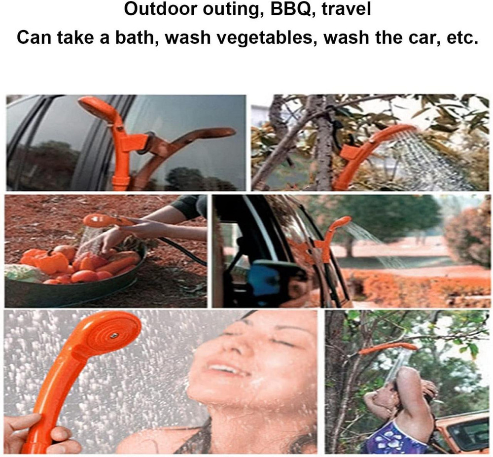 Портативный душ для кемпинга 3,8 л/мин 12V насосом для автомобильного прикуривателя для походов и путешествий Киев - изображение 7