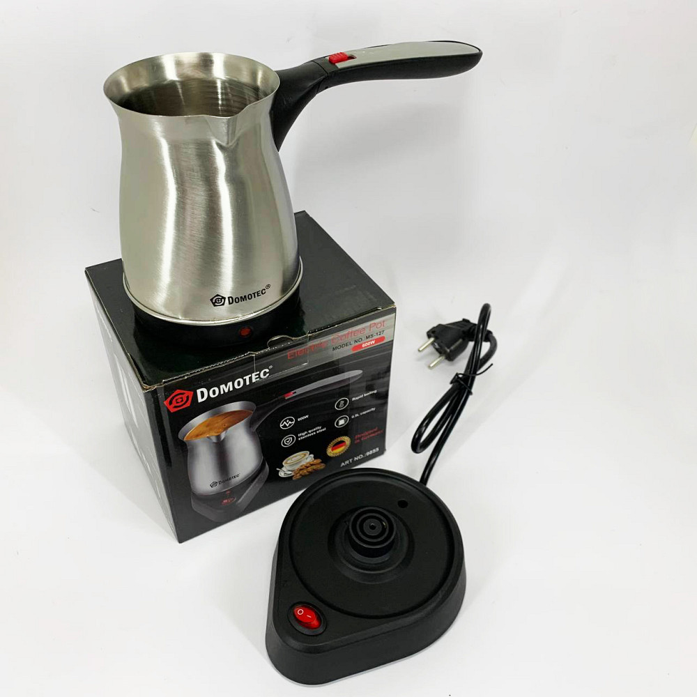 Турка для заварного кофе Domotec, Бюджетная турка, Электрическая 0.5 л Электротурки NB-63 Львов - изображение 7