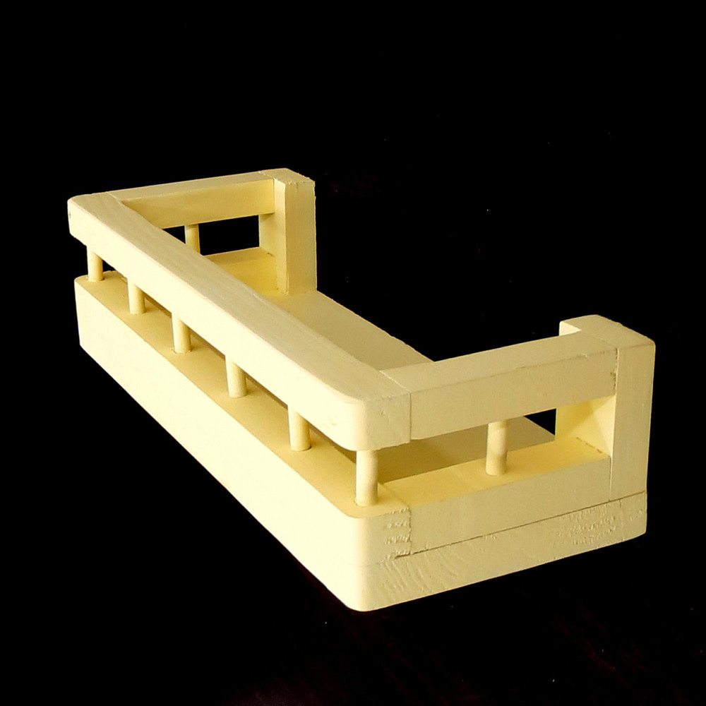 Полиця настінна, настільна "Сакаба з бортиком" лимонад Миколаїв - фото 1