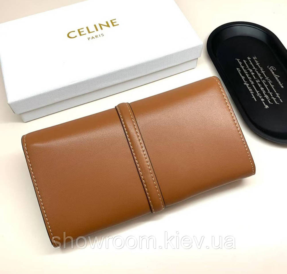 Женский брендовый коешелек Celine (924) brown Киев - изображение 2