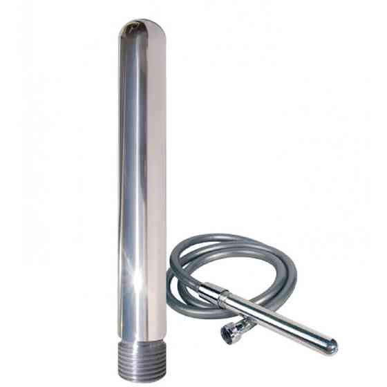 Анальний душ зі шлангом Joy Division Aluminium Intimate Douche, сталевий Sex Aura Київ