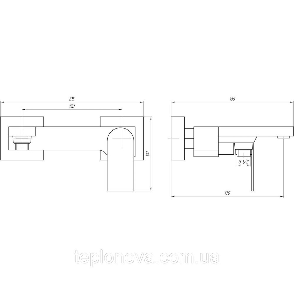 Змішувач для ванни TOPAZ SARDINIA TS 08118-H19 Чернівці - фото 3