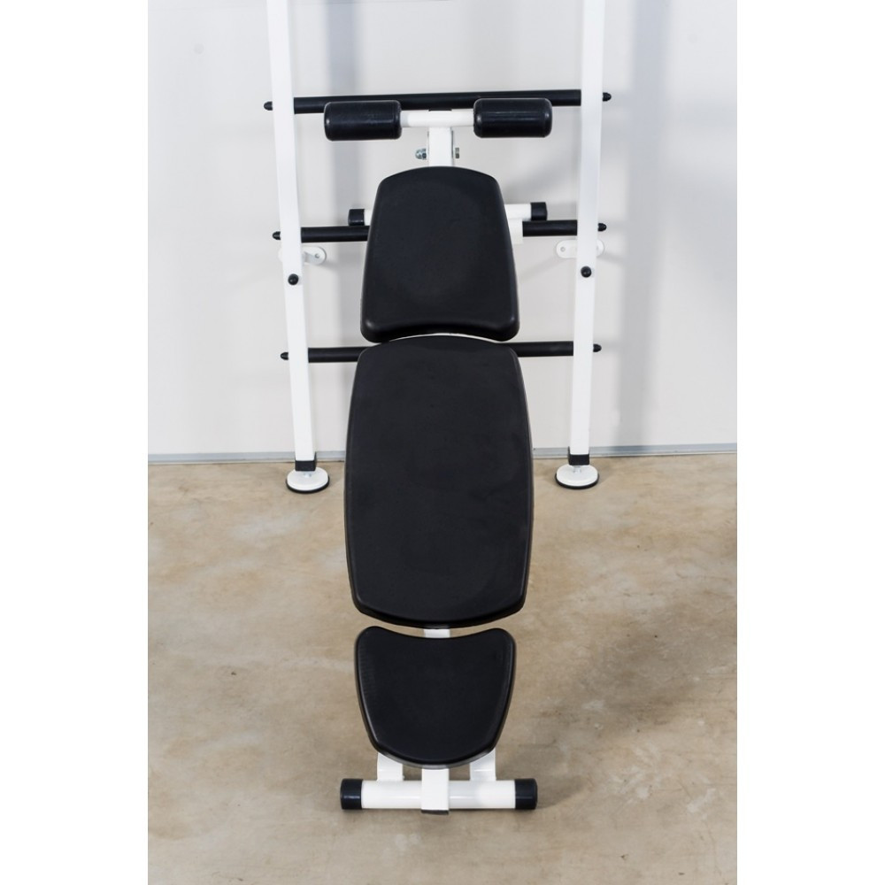 Шведская стенка Tornado Pro White, профессиональный тренажер для взрослых до 120 кг, кольцо для груши Каменское - изображение 8