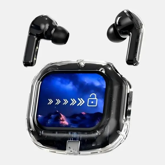 Бездротові навушники TWS Air Max з LED екраном, Bluetooth 5.4, ENC, до 4 год музики, Type-C Одеса