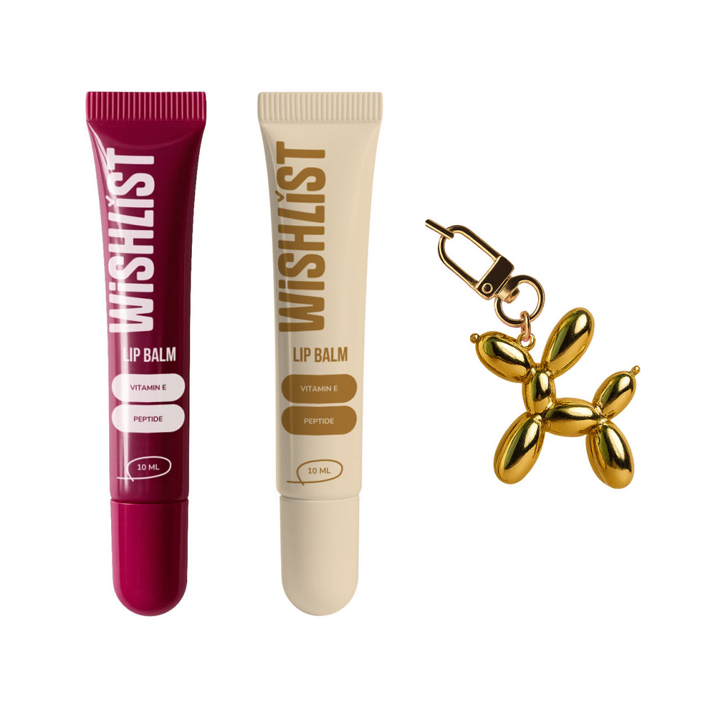Набір бальзамів-блисків для губ Blessed Honey & Ruby Nectar WishList Lip Gloss Balms + Іграшка-брелок Київ - фото 1