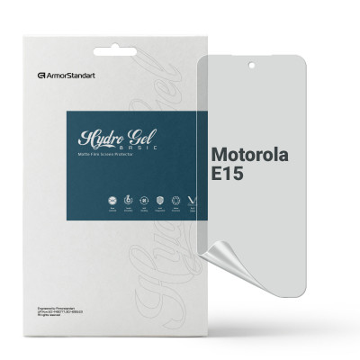 Пленка защитная Armorstandart hydrogel Matte Motorola E15 (ARM83134) Винница - изображение 1