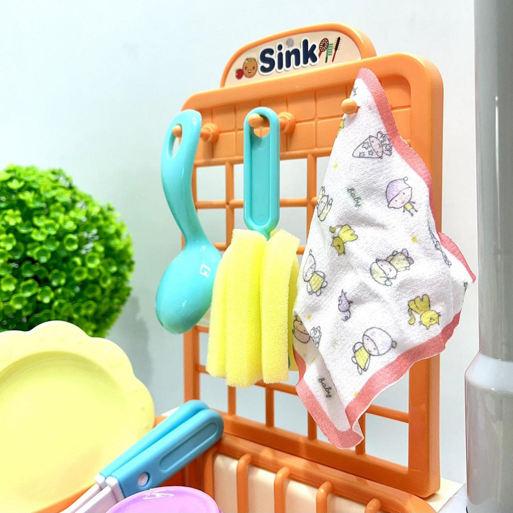 Кухня дитяча Limo Toy мийка ллється вода 20 предметів звук світло (WD-T42) Чернігів - фото 10