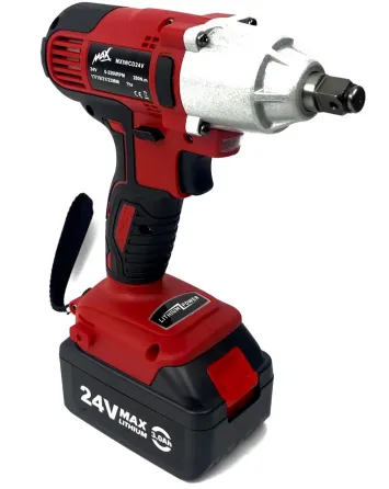 Акумуляторний гайковерт MAX – 24V, ударний, з комплектом насадок, Польща Львів