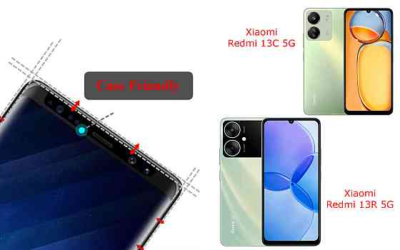Защитное стекло HyperGlass Pro для Xiaomi Redmi 13C 5G, 13R 5G – максимальная чувствительность и защита Киев