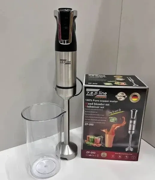 Погружной блендер 2 в 1 с мерным стаканом 1500 Вт Zepline 10 скоростей Режим Турбо Одесса - изображение 1