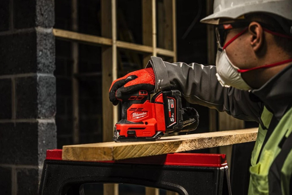 Машина шліфувальна вібраційна акумуляторна MILWAUKEE, M18 BQSS-0, 113х104мм Одеса - фото 7