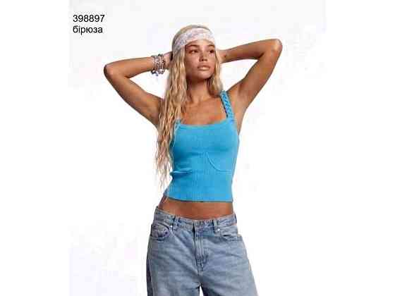 Топ жен 91719 арт.00-00398897 р.one size бирюзовый ТМ FAMILY Киев