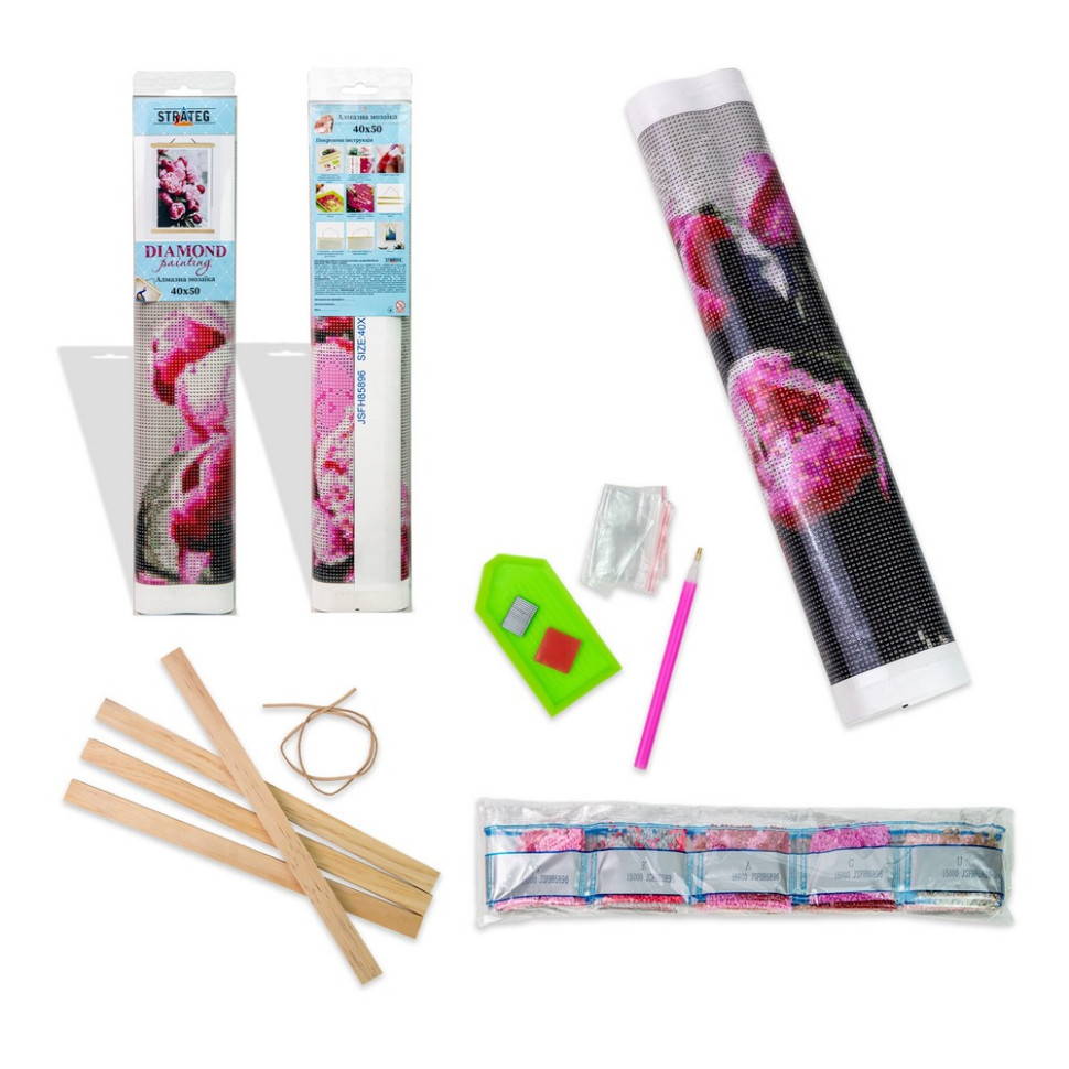 Алмазна мозаїка "Чорний котик в покривалі" JSFH85875 без підрамника 40х50 см Вінниця - фото 2