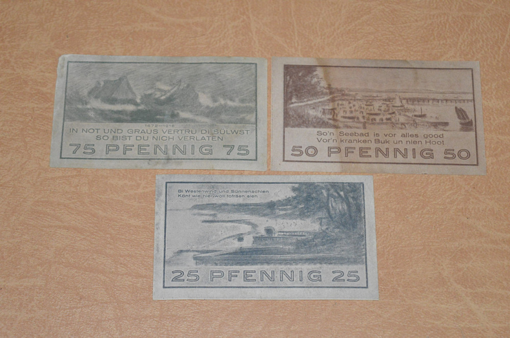 Німеччина. Нотгельд. 75,50,25 Pf 1921 року ( 1 ) Полтава - фото 1