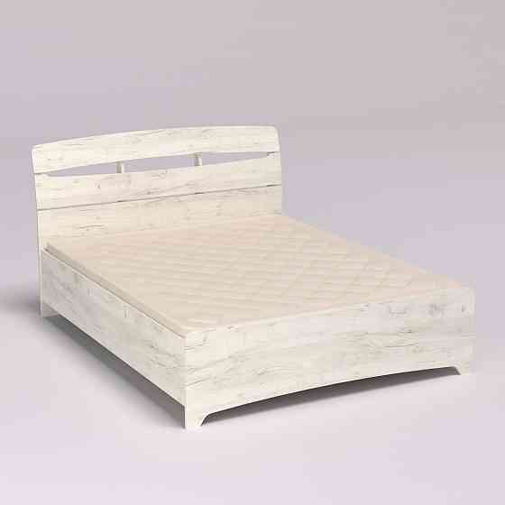 Кровать Дельта двуспальная, Дуб Крафт Білий, 2132х1650х1070 Львов