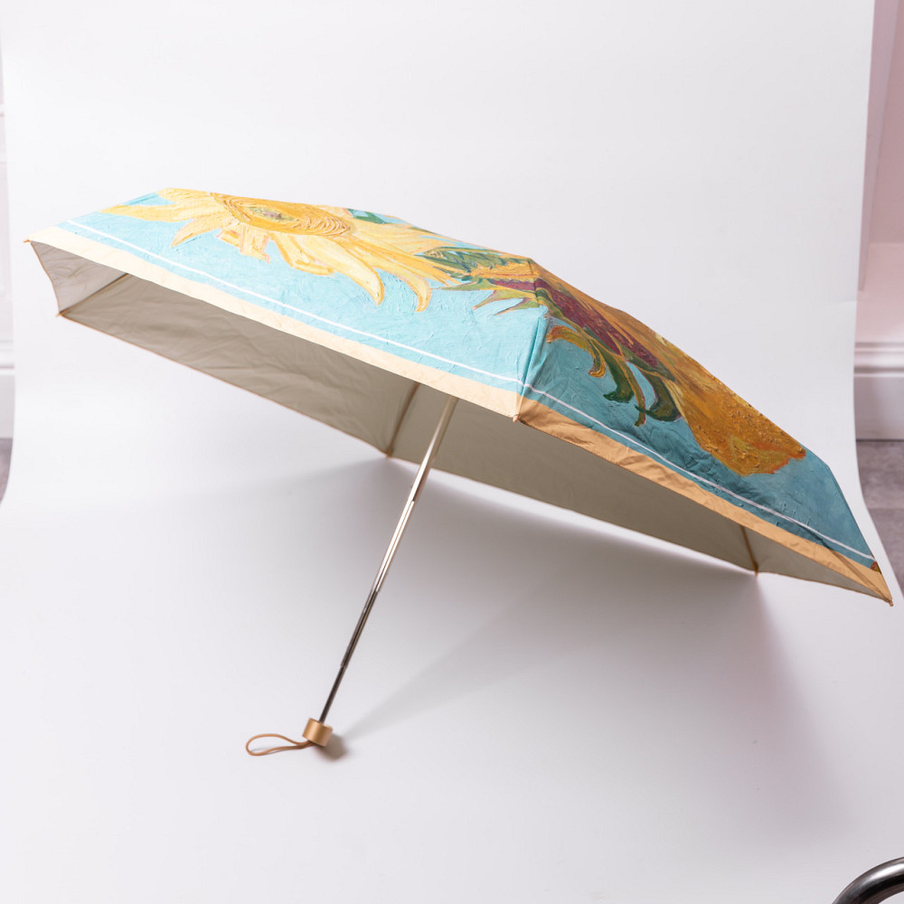 Yiwu Парасолька механічна Ван Гога «Соняшники» міцна надійна з поліестеру діаметр 91 см HP-23-1 Коломыя - изображение 5