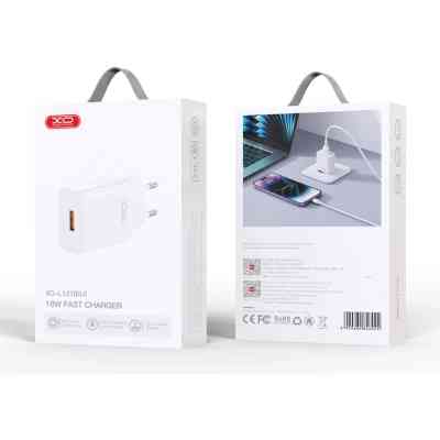 Зарядное устройство XO USB-A QC18W White (L127.white) Винница