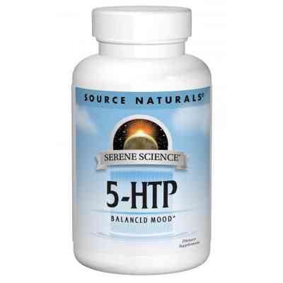 Амінокислота Source Naturals 5-HTP (гідроксітріптофан), 50 мг, Serene Science, 30 желатин (SN1700) Вінниця