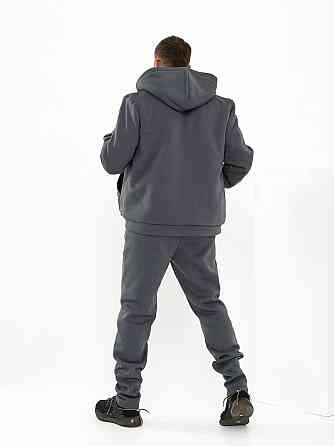 Спортивний костюм на хутрі чоловічий Сірий 56/58 Харків