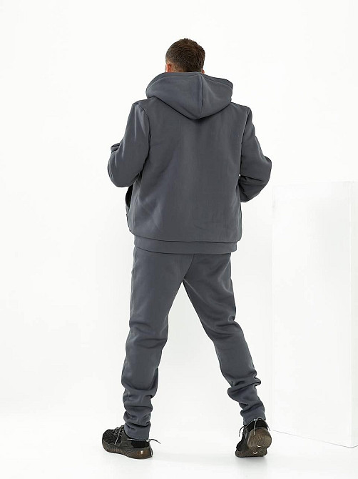 Спортивний костюм на хутрі чоловічий Сірий 56/58 Харків - фото 4