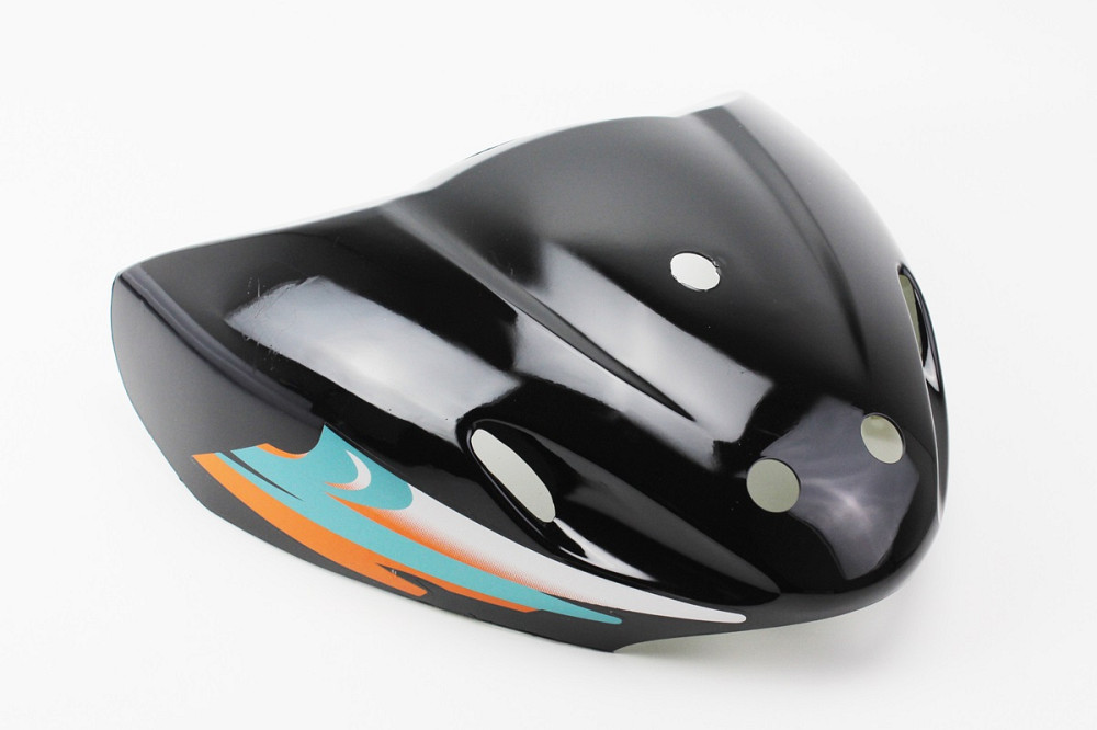 пластик - передній верхній (під кермом) "дзьоб", ЧОРНИЙ (можливі незначні потертості, див. фото) Київ - фото 3