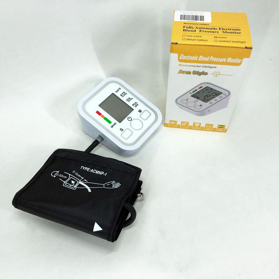 Тонометри для дому, Тонометр з широкою манжетою, Вимірник тиску, Автоматичний тонометр з дисплеєм UV-61 Львів - фото 9