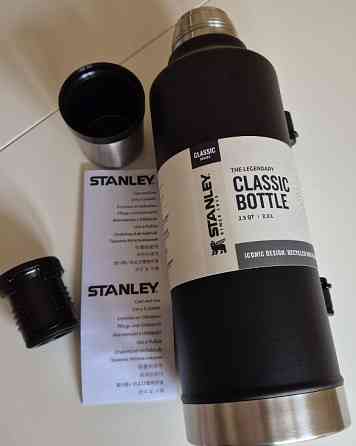 Термос Stanley Classic Bottle 2.3л. Чорний з США. Харків