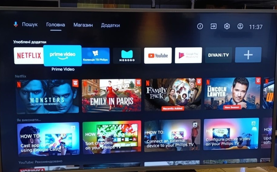 Телевизор Philips 55